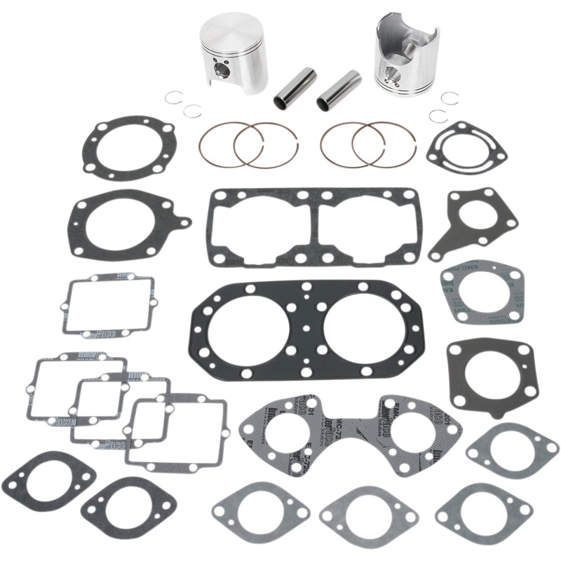 WISECO WK1242 WK1242 Complete Piston Kit for Watercraft Piston Kit - Kawasaki - 750 cc Twin Cylinder - +0.50 mm