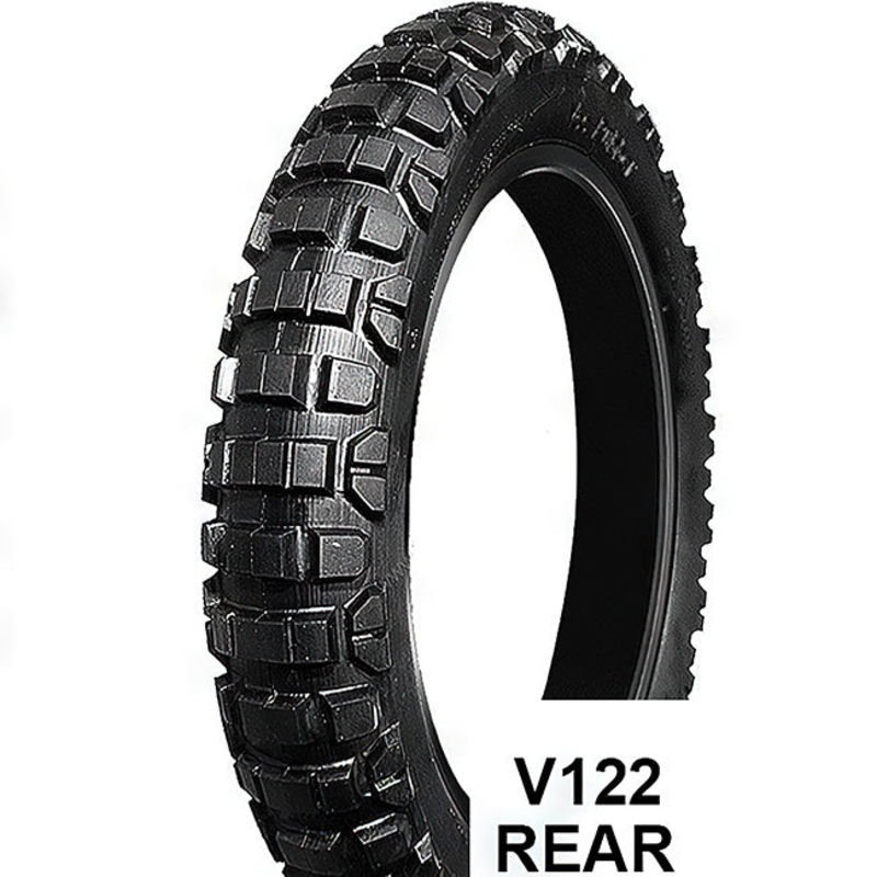 110/80-18 V122 Tube Type Trail Tyres DOT 6pyl Vee Rubber (V1811080V122)
