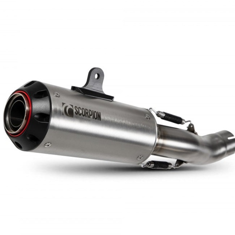 BMW M1000R 23-24 Red Power S/Steel Slip-On Scorpion (PBM83SEO)