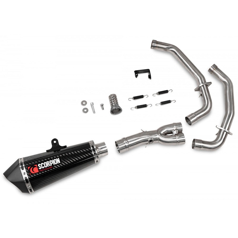 MT-07 22- Serket Taper De-cat Full System C/fibre (RYA121SYSCEO)