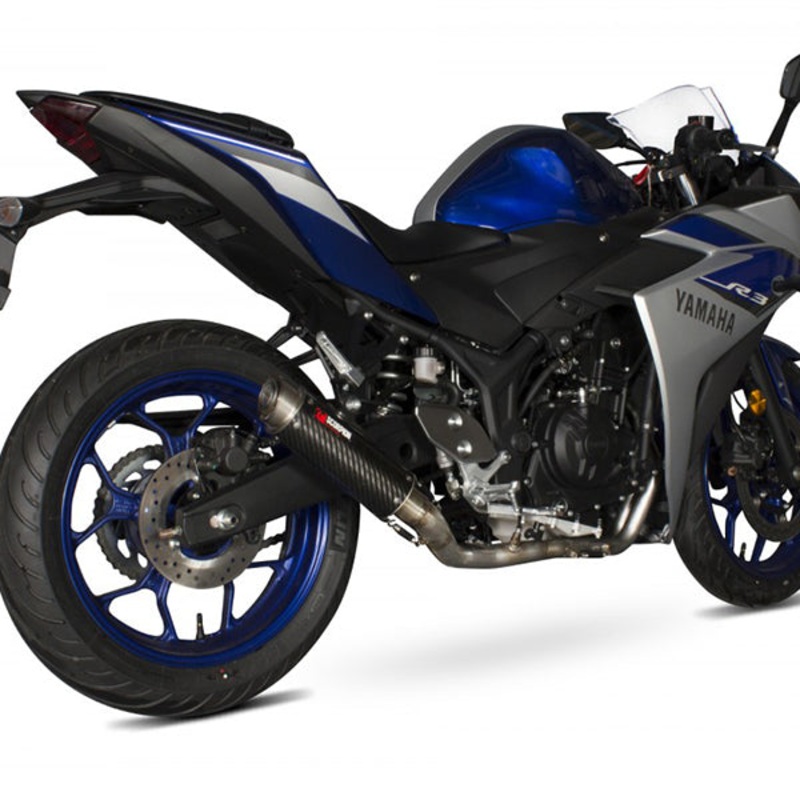 Yamaha YZF R3 / R25 14-16 RP1-GP Full Sys Carbon Fibre (YA1001SYSCEM)