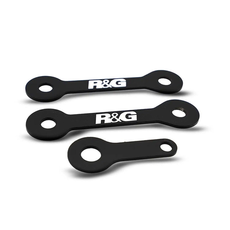 Rear Foot Rest Blanking Plate for Suzuki GSX-8S 23- / GSX-8R 23- R&G (BLP0135BK)