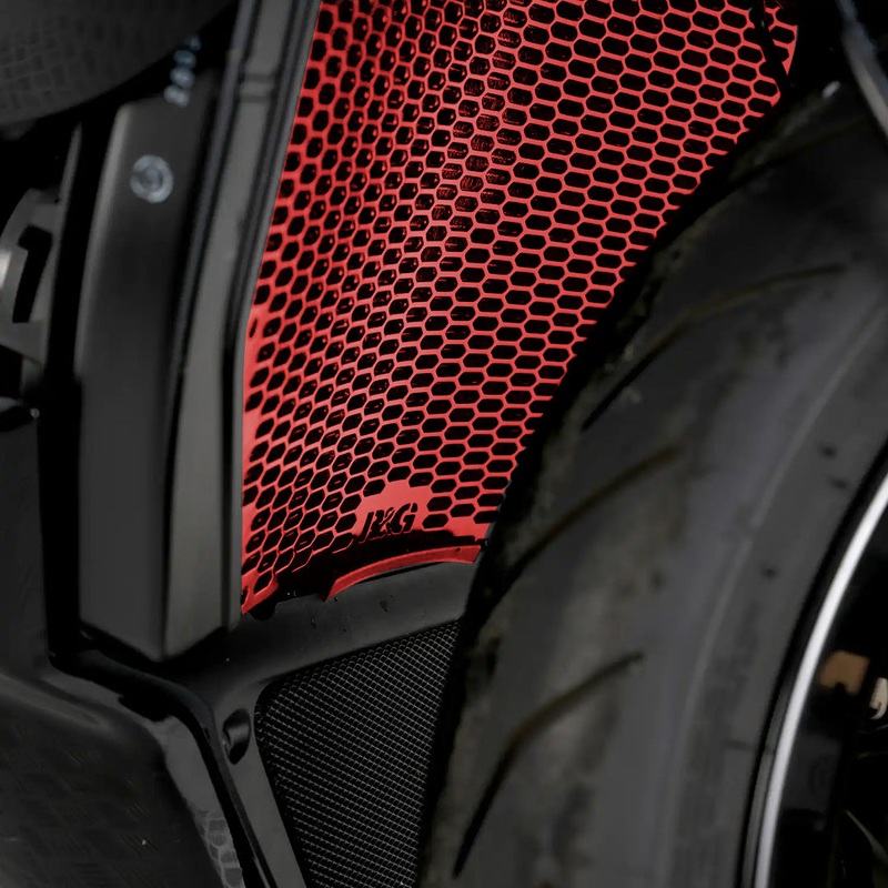 PRO Radiator Guard Ducati Diavel V4 2023- Red R&G (RAD0316PRORE)