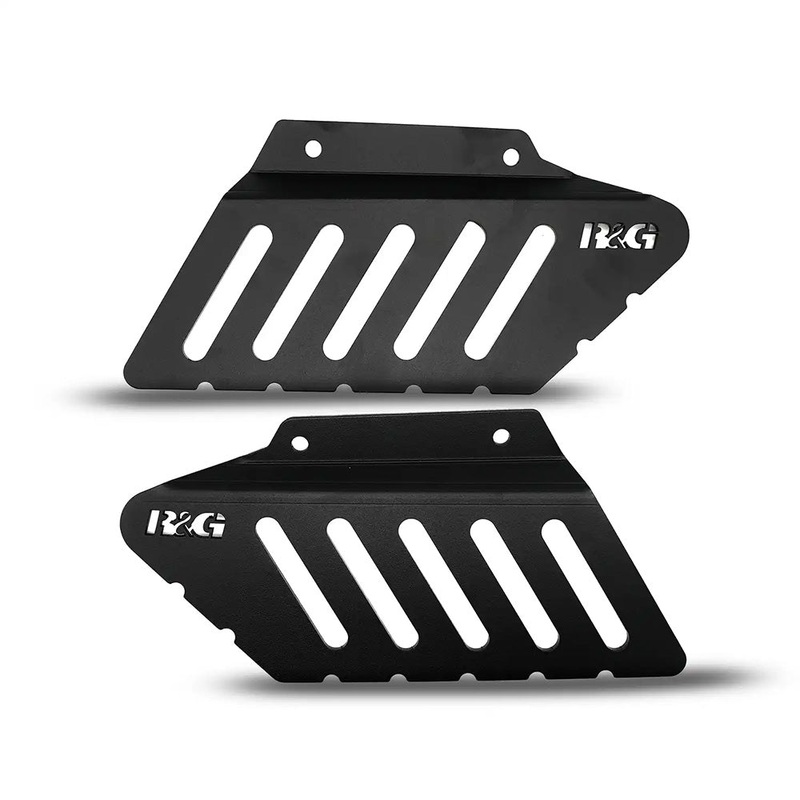 Black Triumph Scrambler/Speed 400 Luggage Side Rails  R&G (LSR0012BK)