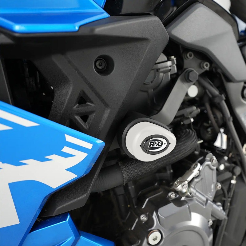 Crash Protectors GSX-8R Aero Style White 24- R&G (CP0573WH)