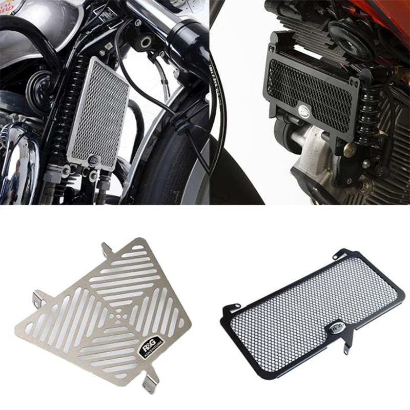 Titanium Racing Oil Cooler Guard Yamaha YZF-R1 15- R&G (OCG0023RACINGTI)