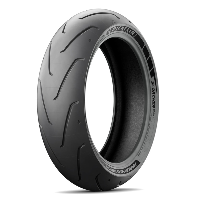 180/55-17 ZR Radial 73W Scorcher Sport Harley Tyre TL Rear Michelin (M1718055SSPR)