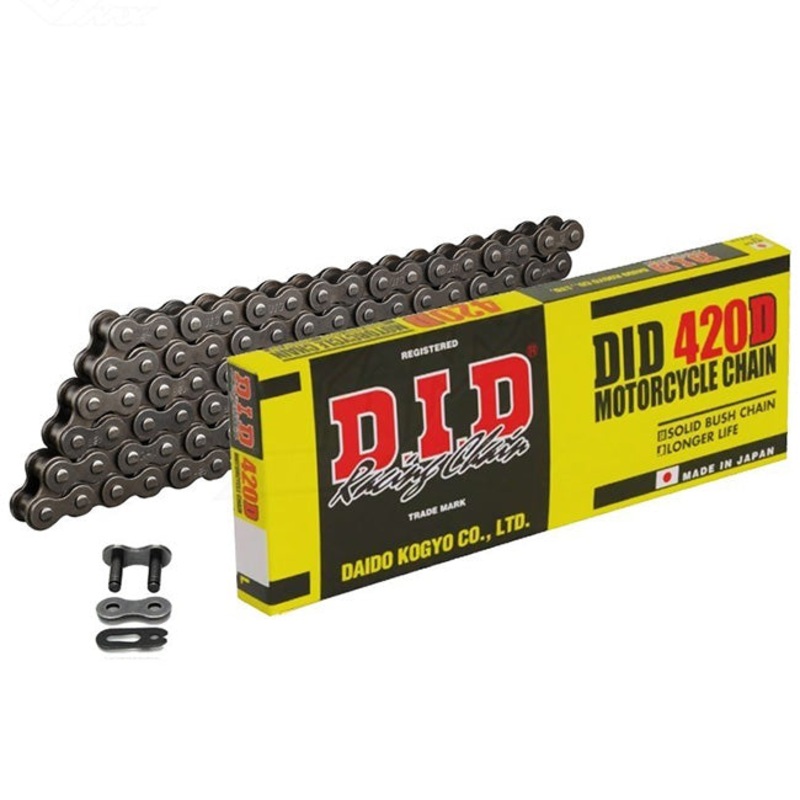 420D x 120 standard chain w/ RJ clip link DID (420D120)