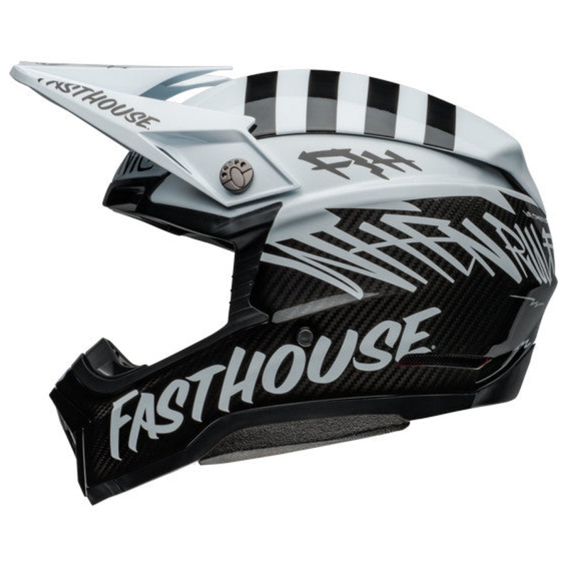 Bell MOTO-10 SPHERICAL Fasthouse Mod Squad White/Black