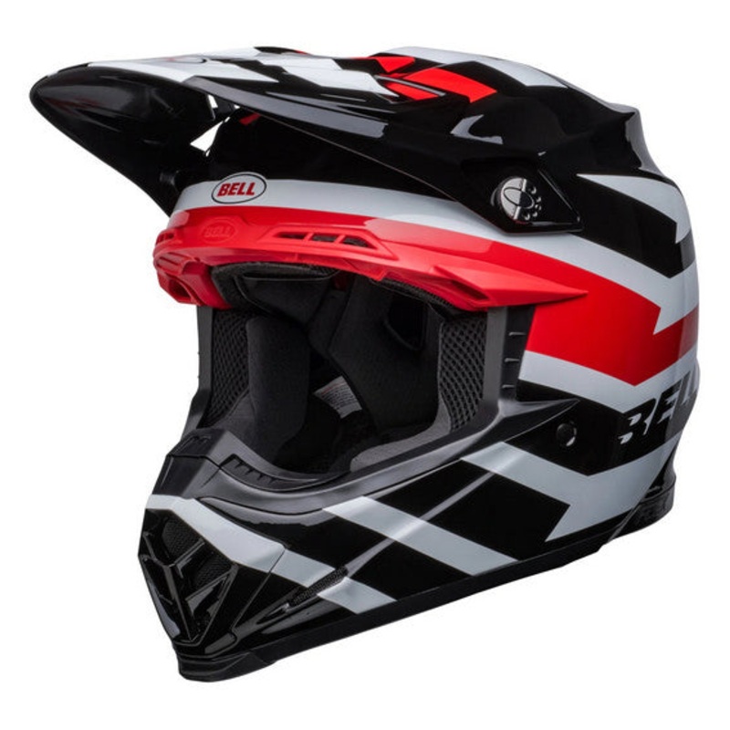 Bell MOTO-9S FLEX Banshee Gloss Black/Red