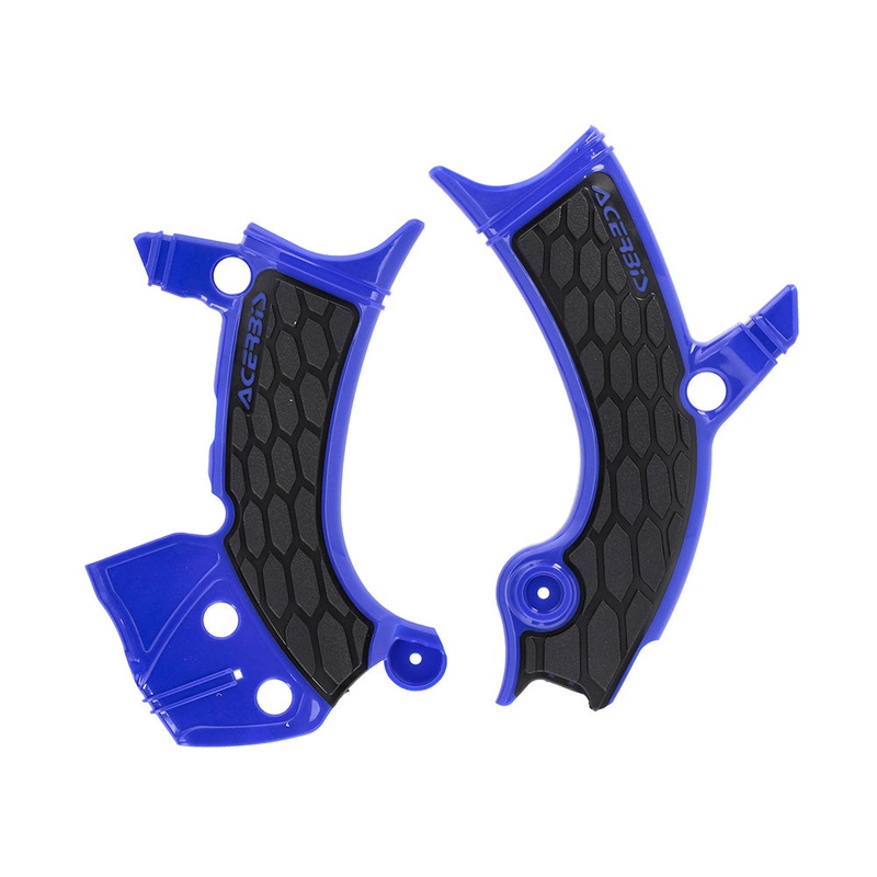 X-Grip Frame Guards Blue/Black WR450F 24 - Acerbis (26516.251)