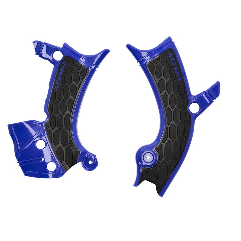 X-Grip Frame Guards Blue/Black YZ250/450F-FX Acerbis (25708.251)