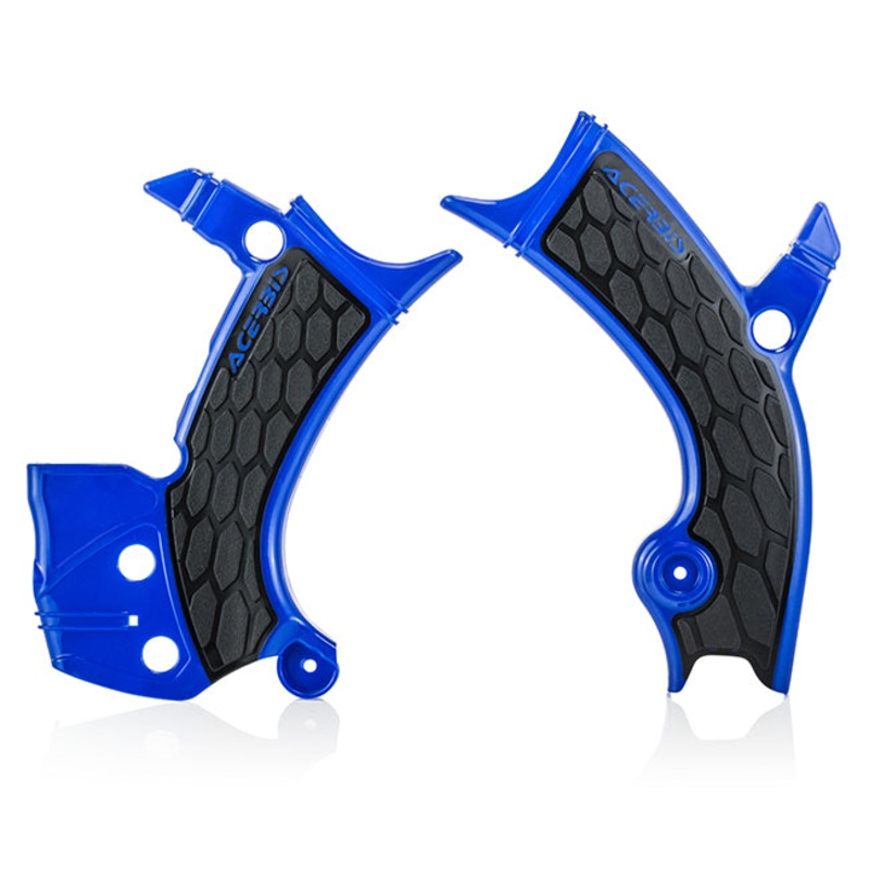 X-Grip Frame Guards Blue YZ250/450F 19-23/18-22-YZ250/450FX 19-23/19-22 Acerbis (23093.040)