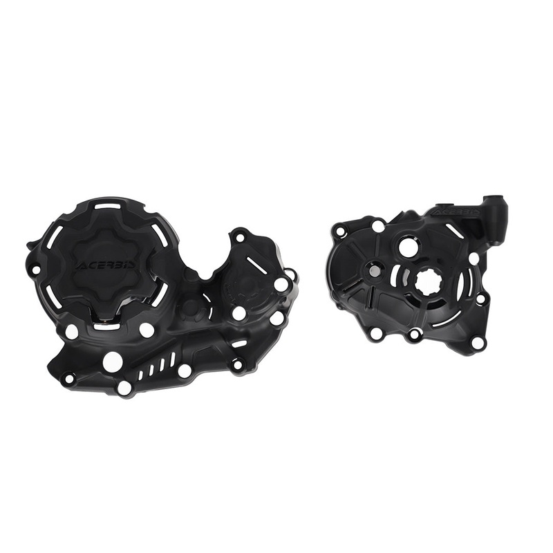 X-Power Engine Case Cover Kit Black YZ450F-FX 23- WR450F 24- Acerbis (25884.090)