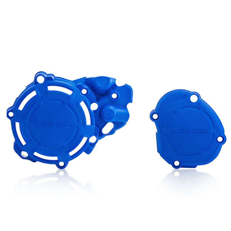 X-Power Engine Case Cover Kit Blue YZ125 05-25 Acerbis (23961.040)