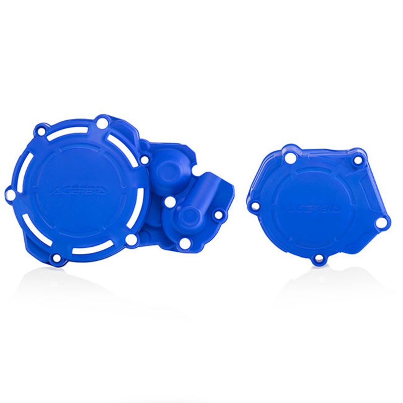 X-Power Engine Case Cover Kit Blue YZ250 05-25 Acerbis (23962.040)