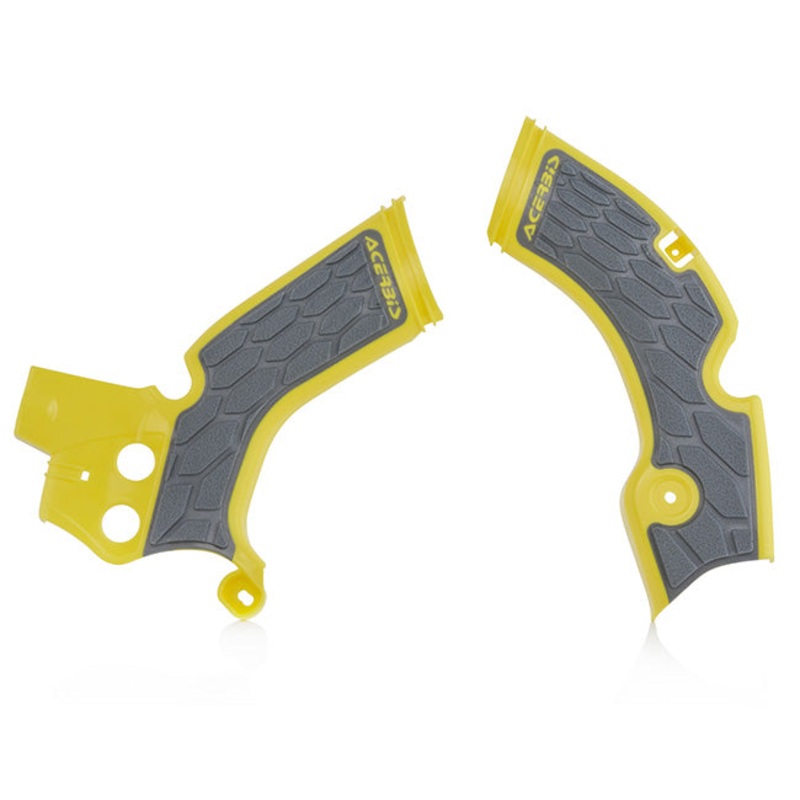 X-Grip Frame Guards Yellow/Grey RM-Z250 10-18 Acerbis (22879.277)