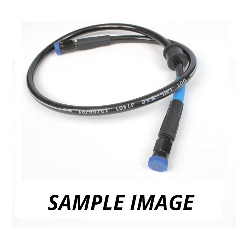 Whites Premade Brake Line - 800mm - (Dark Smoke)