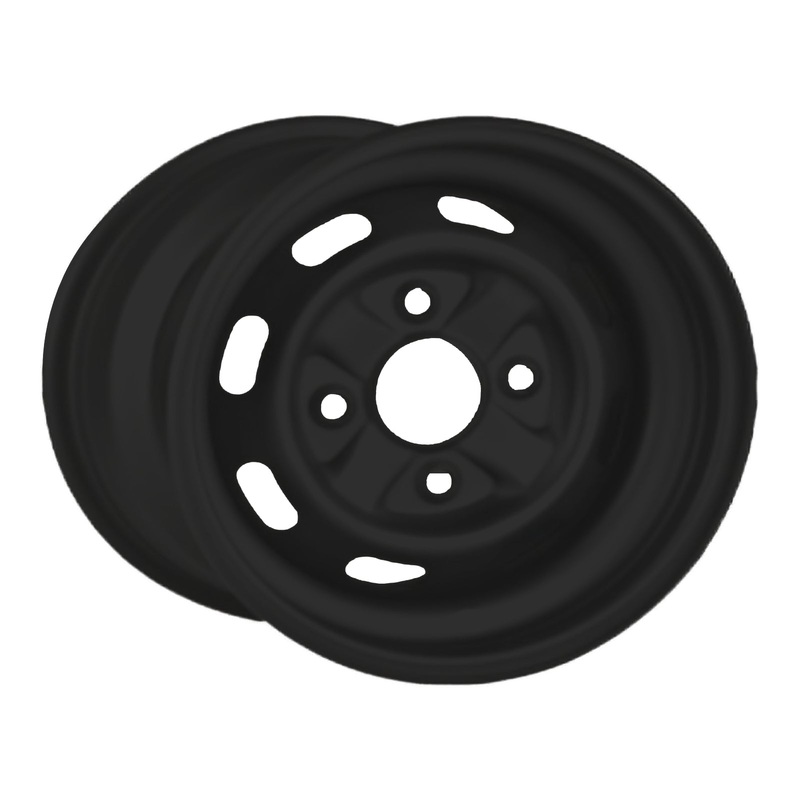 Whites ATV/UTV Steel Rim 12x7.5 Honda Rear IRS 4/110 +41 - Black
