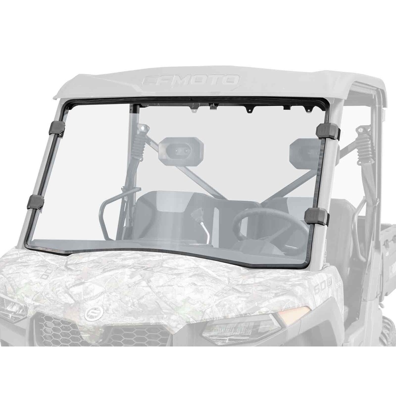 SuperATV Clear Full Windshield for CFMOTO UForce 600 (2021+)