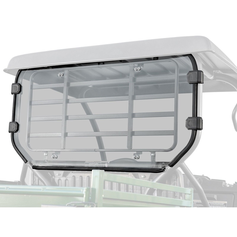 SuperATV Light Tint Rear Windshield for Kawasaki Mule SX (2017+)
