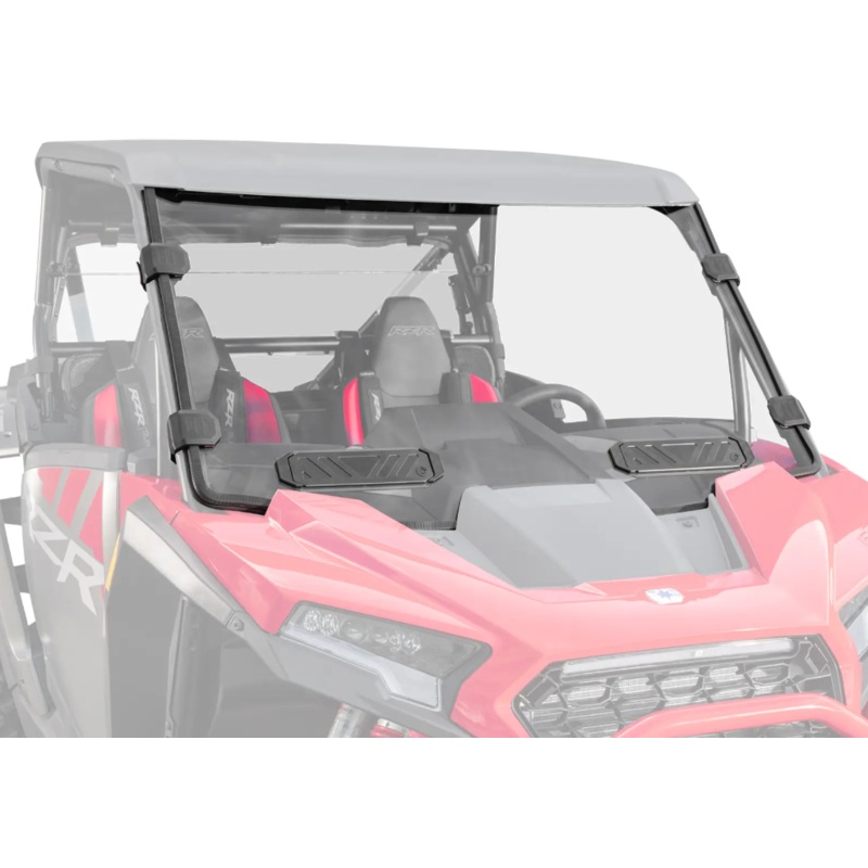 SuperATV Polaris RZR XP 1000 2024+ Clear Standard Poly Vented Full Windshield