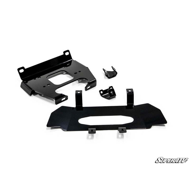 SuperATV Heavy Duty Winch Mount for Polaris RZR Trail 900 / S 1000 (2021+)