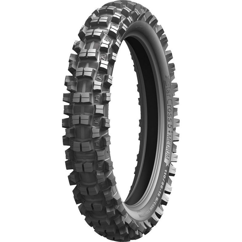 MICHELIN TIRE STARCROSS-5 MEDIUM REAR 110/100-18 64M BIAS TT 67938