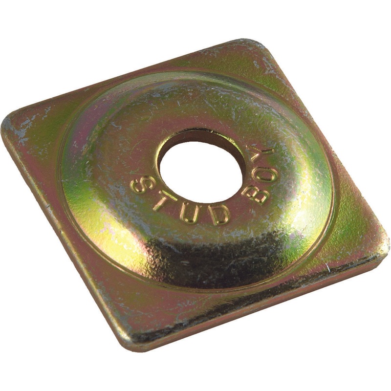 STUD BOY SQUARE BACKER PLATES STEEL 96/PK 2017-P3