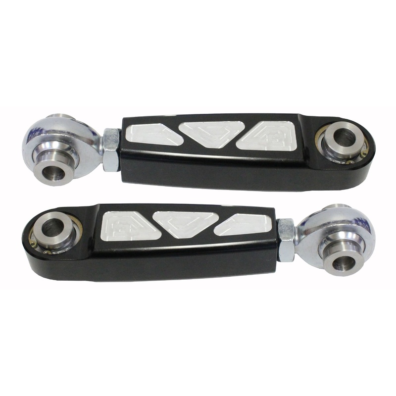 MODQUAD FRONT SWAY BAR LINKS RZR TURBO BLACK RZR-SW-XPT-F-BLK