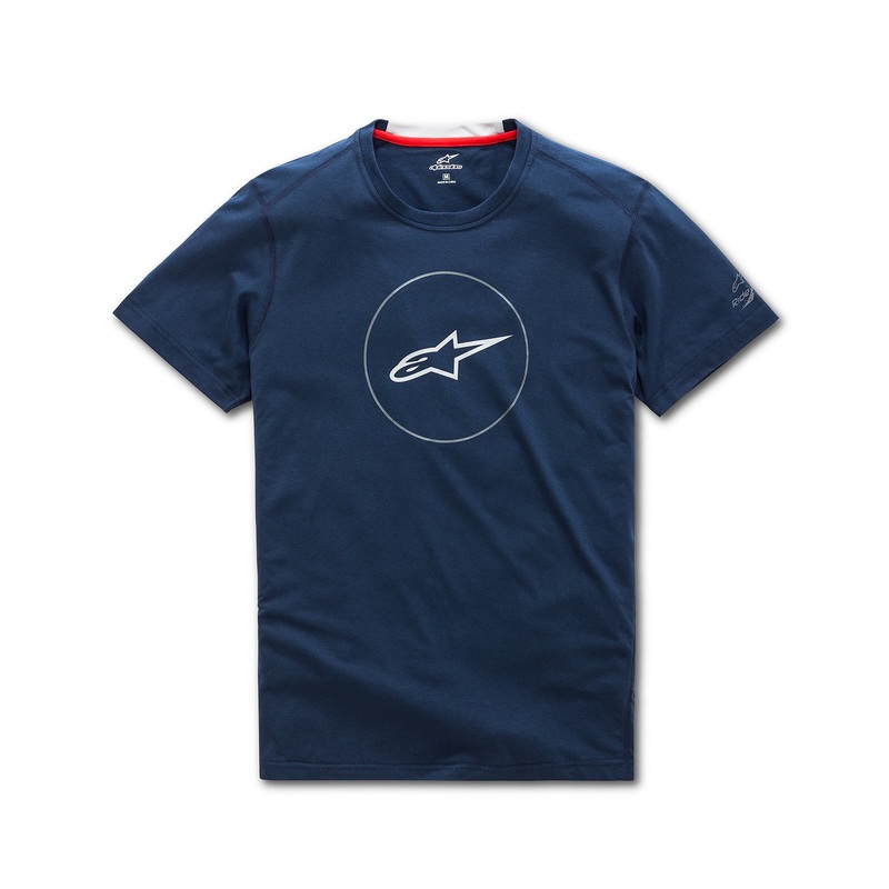 ALPINESTARS DISK RIDE DRY TEE NAVY 2X 1038-73000-70-2XL