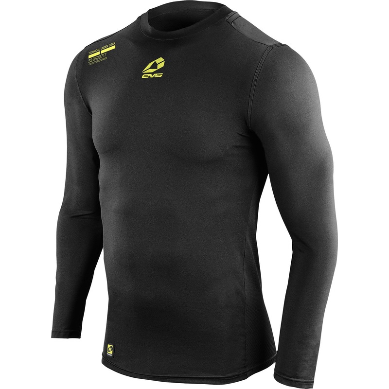 EVS LONG SLEEVE TUG SHIRT BLACK 2X TUGTOPLS-BK-XXL