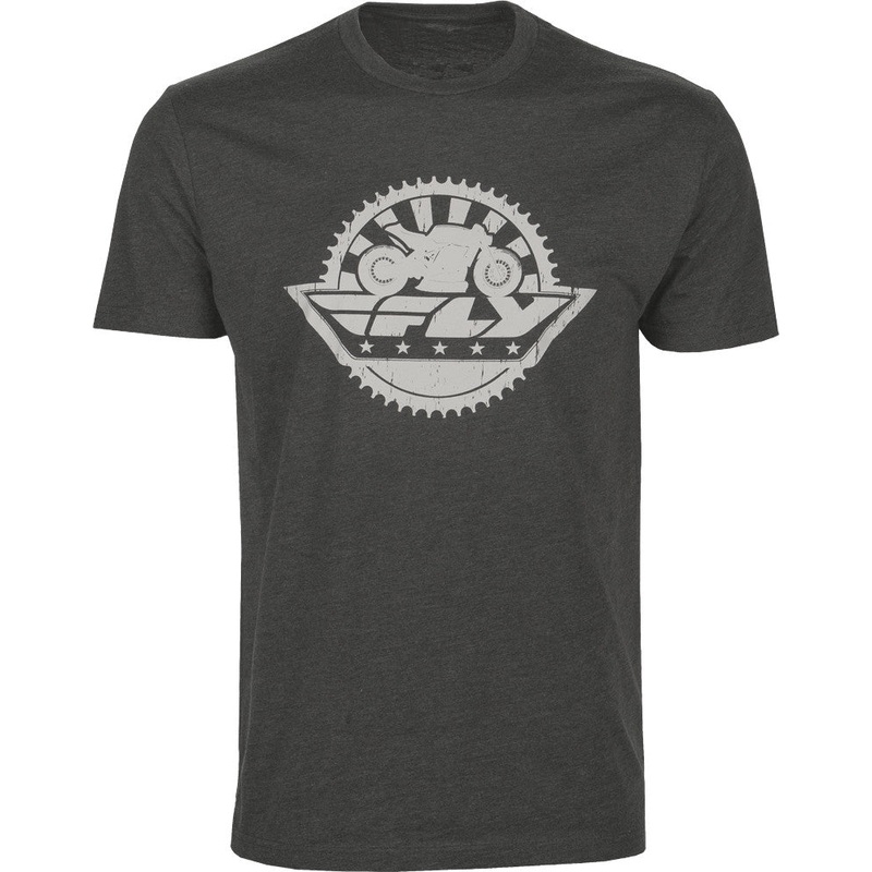 FLY RACING FLY SPROCKET TEE GREY XL 352-0361~5