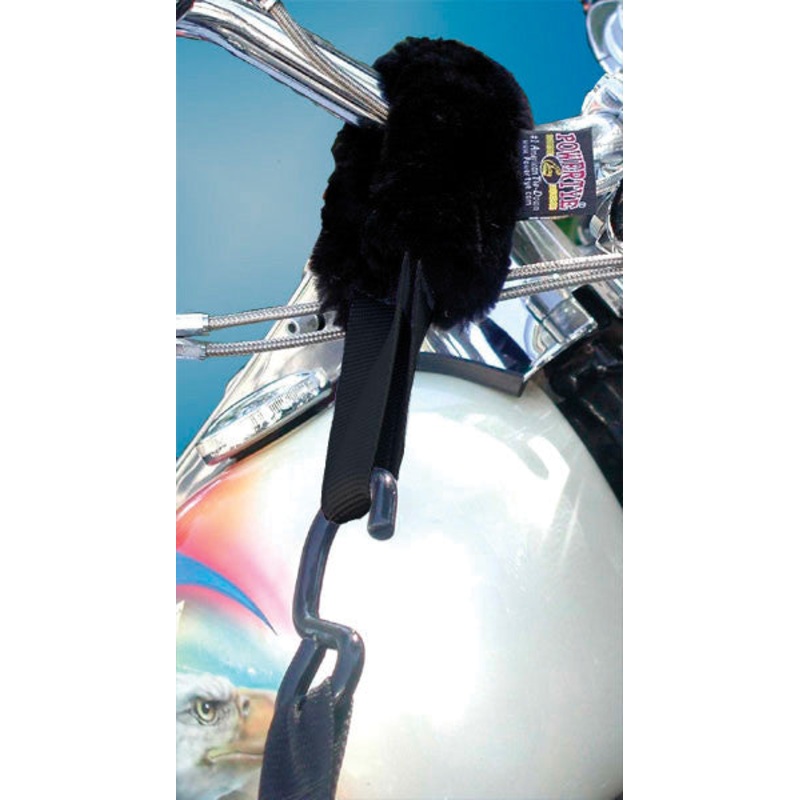 POWERTYE TIE-DOWN ASSIST W/SHEEPSKIN COVER 1.5" BLACK 2/PK 41192