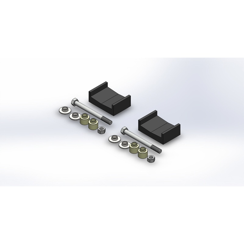 SLYDOG PR /SLY DOG MOUNT KIT S-D S-CHASSIS 12MM 04-B003-2