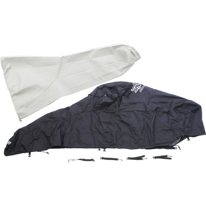 SNO-SKINZ COVER POL BLK/BLK 347-LT BLK/BLK
