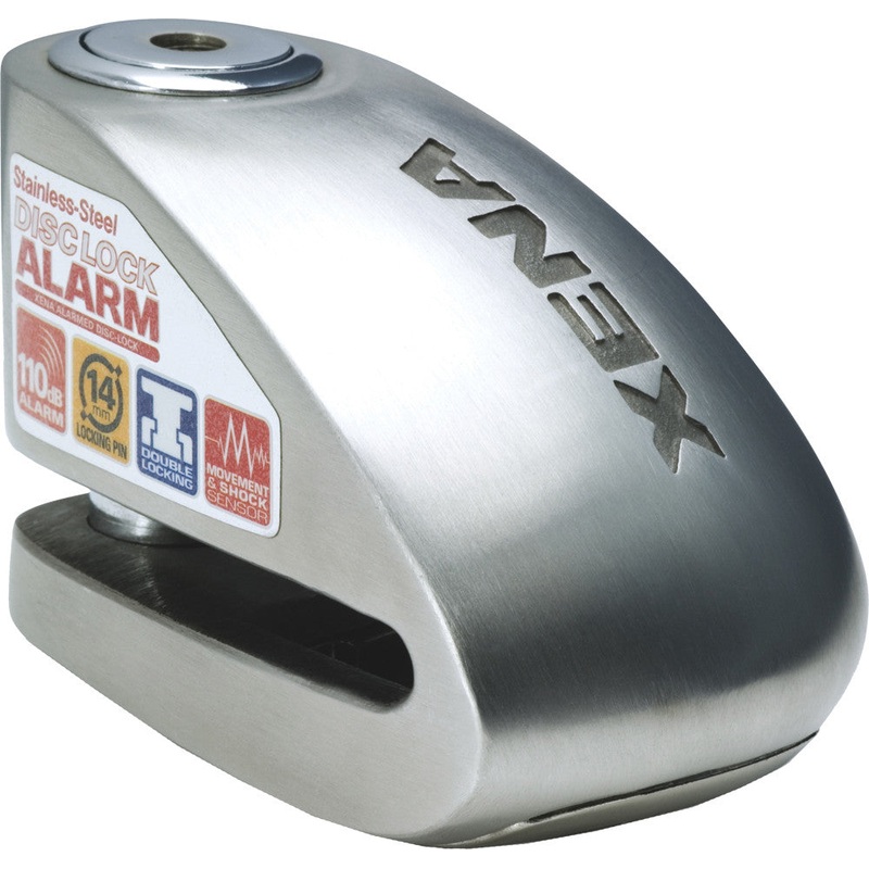 XENA XX14 ALARM DISC LOCK 3.3" X 2.4" XX14-SS