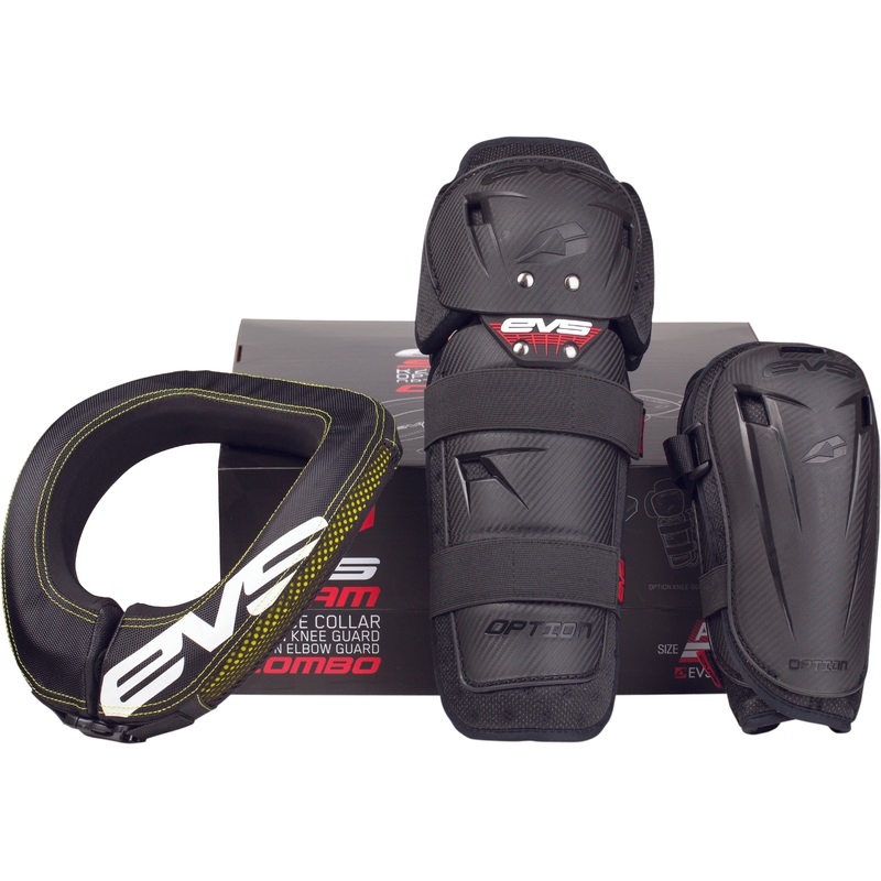 EVS SLAM COMBO KIT BLACK YOUTH SLAM2-Y