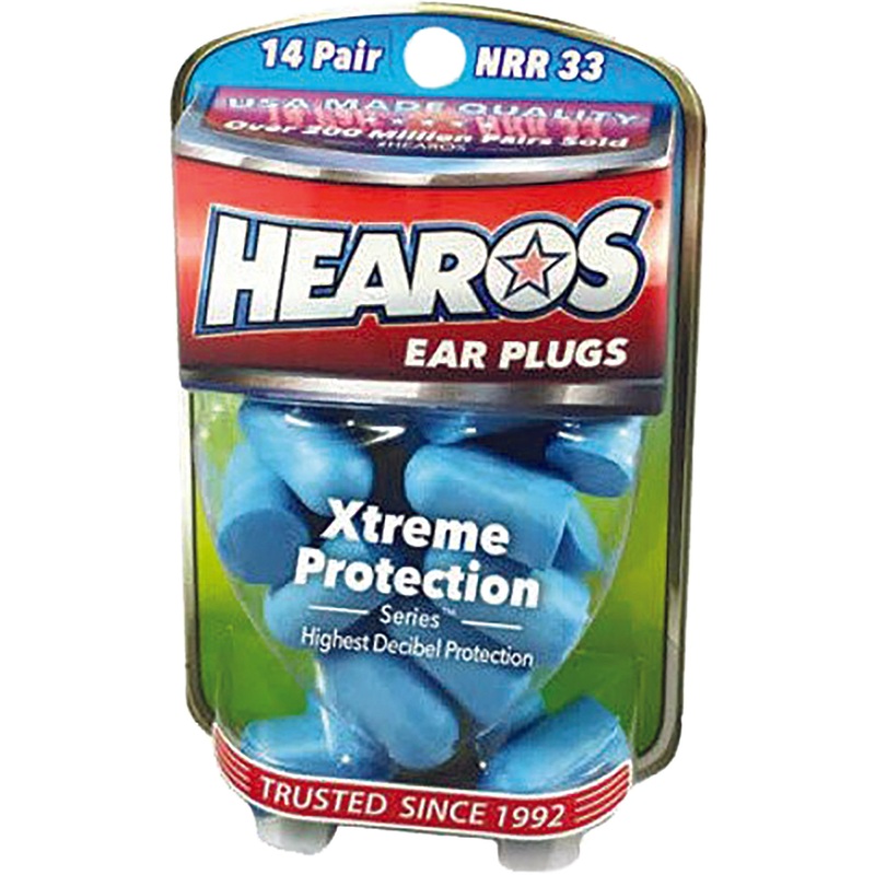 HEAROS EXTREME PROTECTION EAR PLUGS 14 PAIRS/CASE 5826
