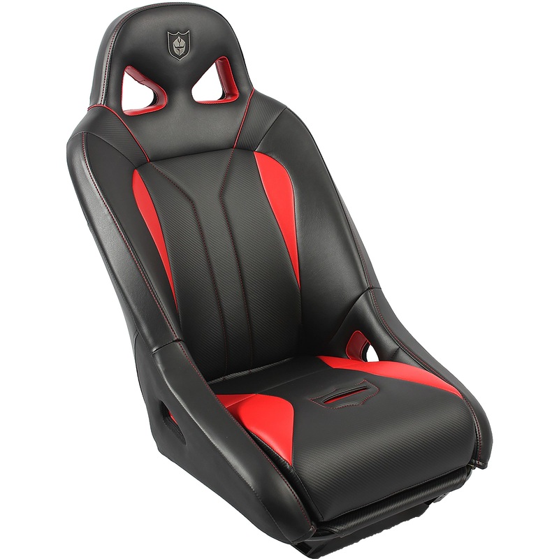PRO ARMOR G2 SUSPENSION SEAT BLACK/RED P141S185RD