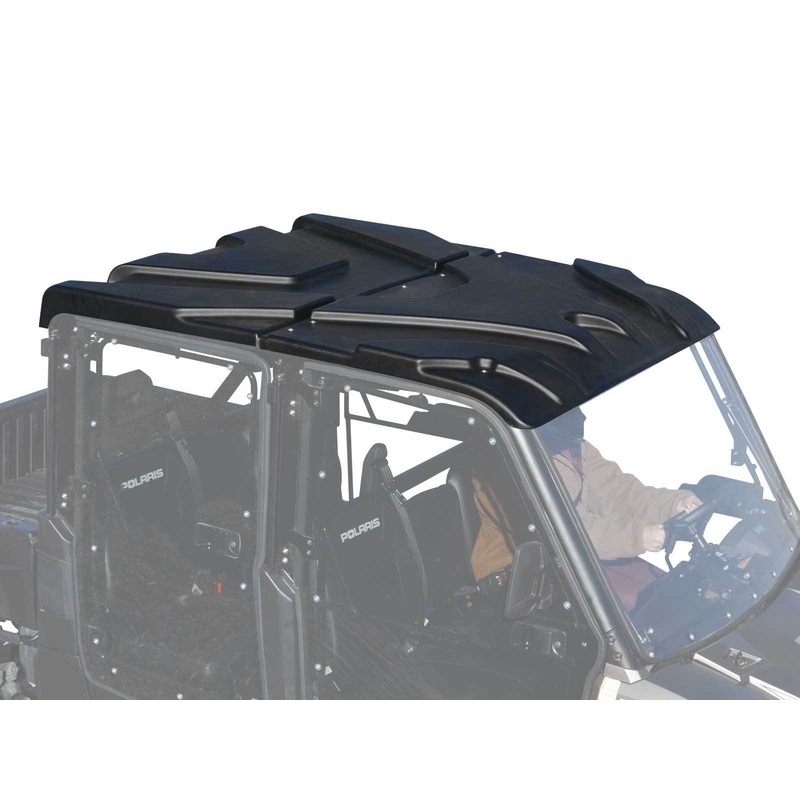 SuperATV Heavy Duty Plastic Roof for Polaris Ranger XP 1000 Crew (2017+)