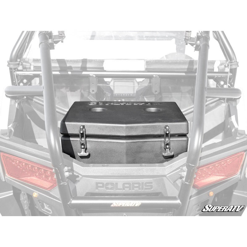 SuperATV Insulated Rear Cooler / Cargo Box for Polaris RZR Trail S 900 / 1000