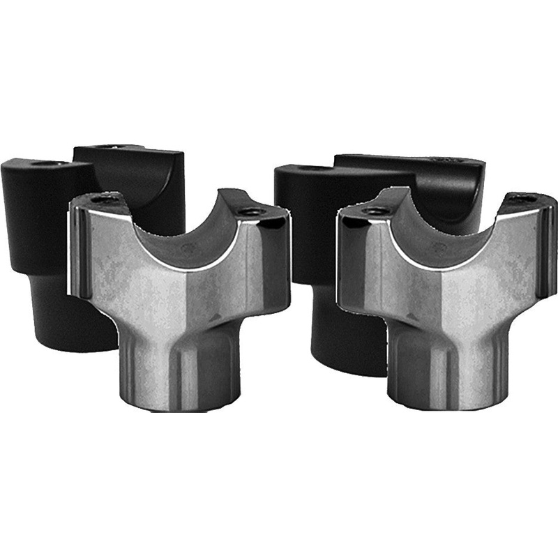 WILD 1 CHUBBY RISERS CHROME 1.5" STRAIGHT WO525