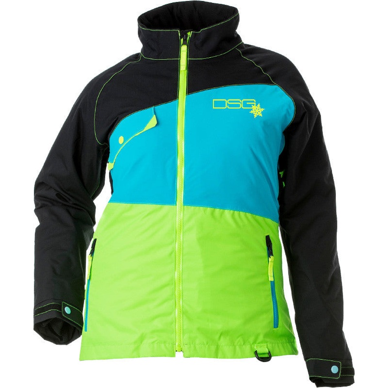 DIVAS VERGE JACKET BLACK/BLUE/LIME 3X 51254