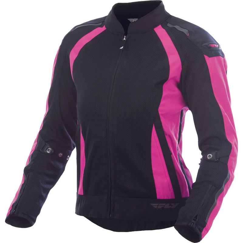 FLY RACING WOMEN'S COOLPRO MESH JACKET JACKET PINK/BLACK LG 477-8058-4