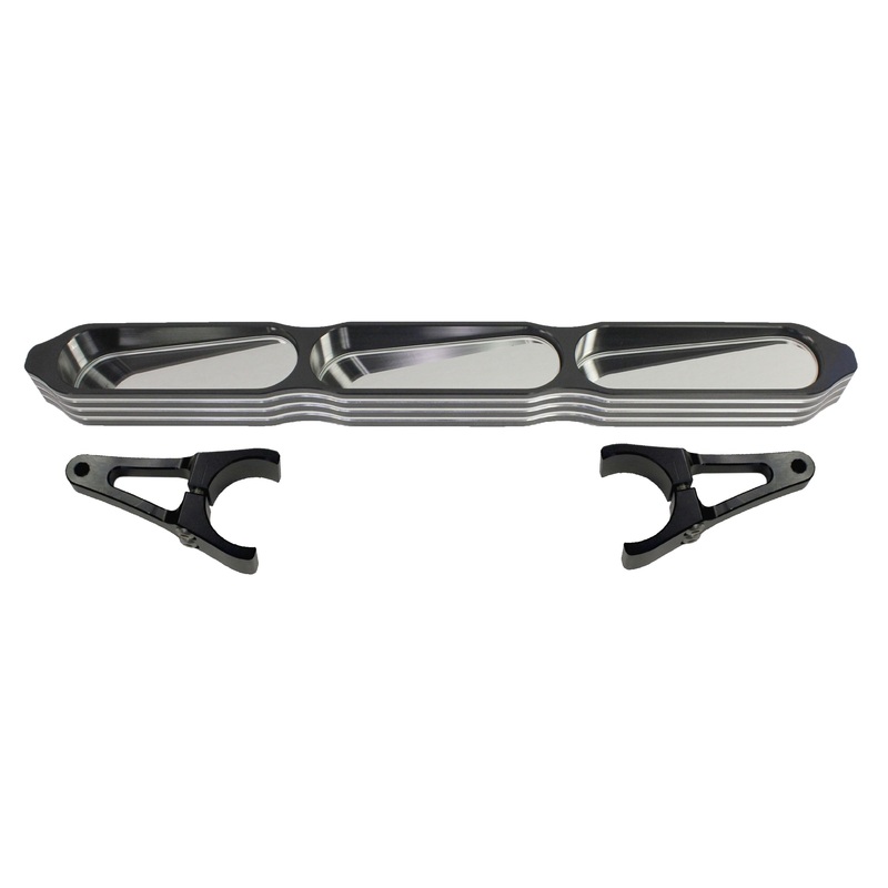 MODQUAD 3-PANEL MIRROR BLACK 1.5" R-MIR-1.5-BLK