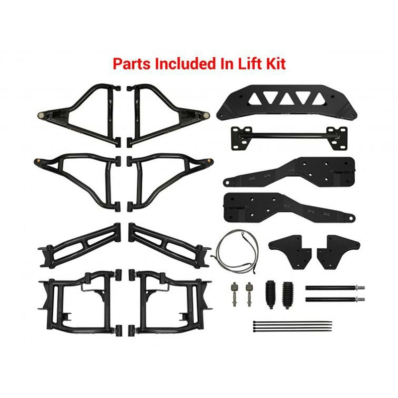 SuperATV Polaris RZR 900 to S 900 Conversion Kit w/ 1.5" Offset (15-16) - Red