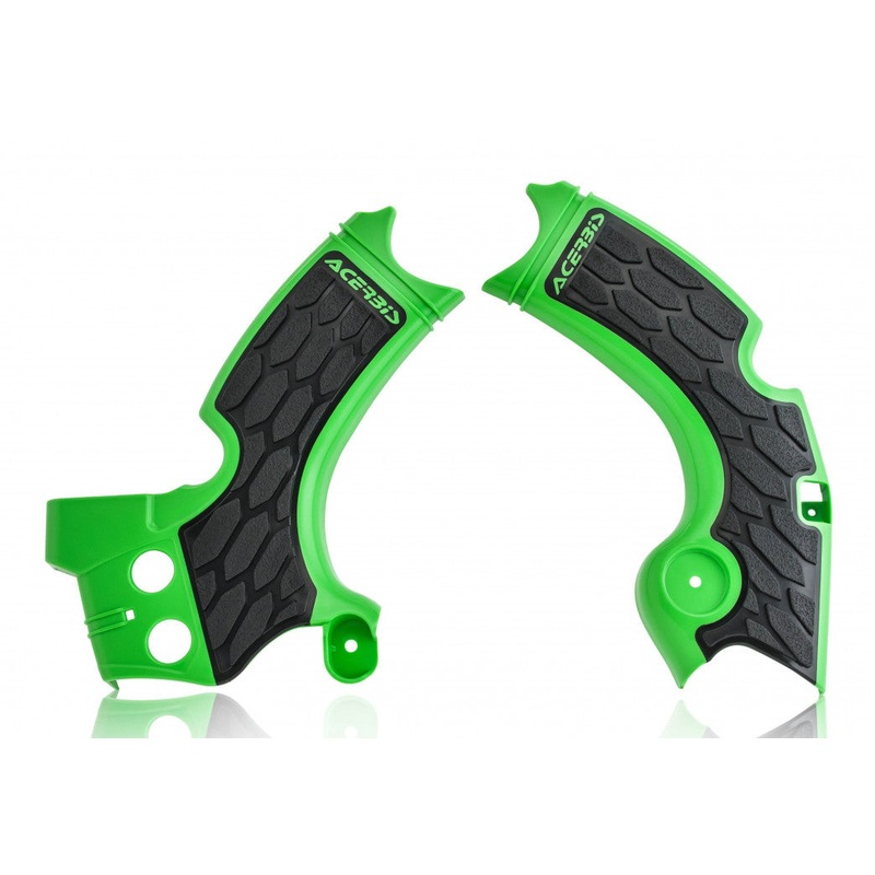 ACERBIS X-GRIP FRAME GUARD GREEN/BLACK 2657591089