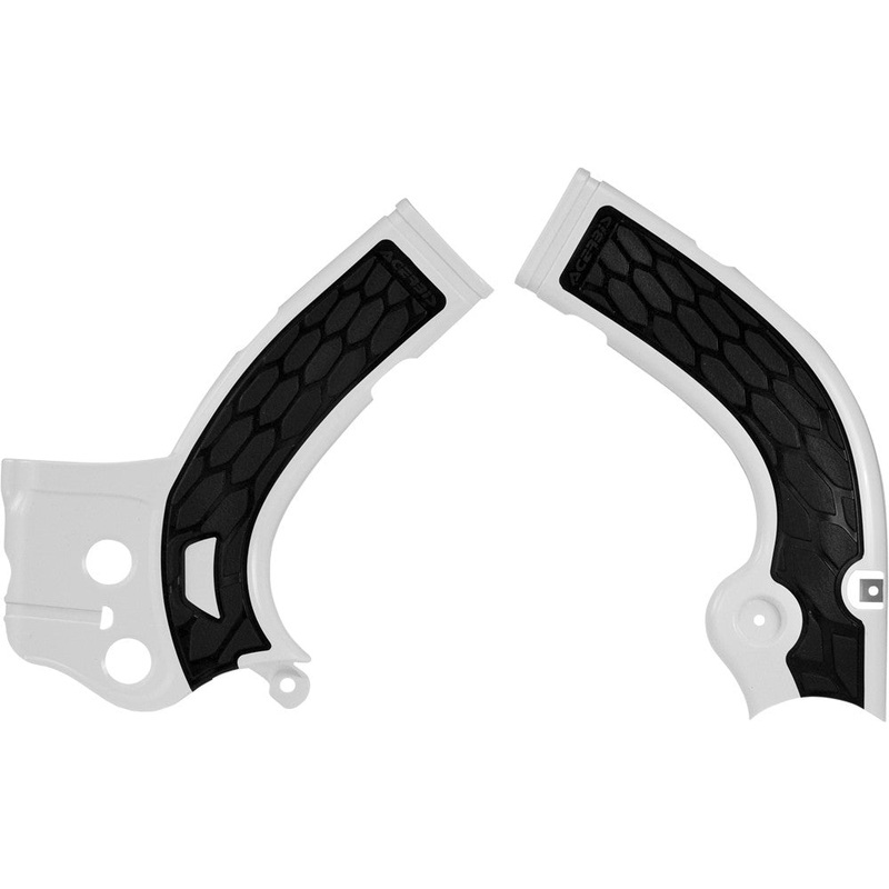 ACERBIS X-GRIP FRAME GUARD WHITE/BLACK 2374261035