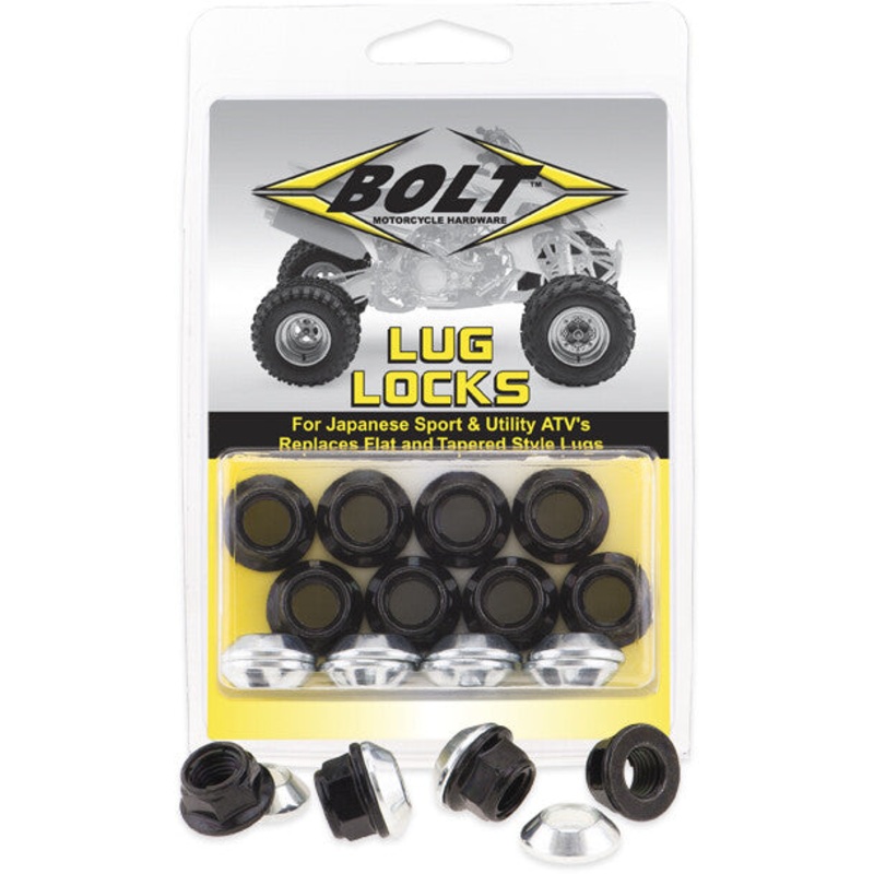 BOLT LUG-LOCKS BLACK 2005-LUG.B